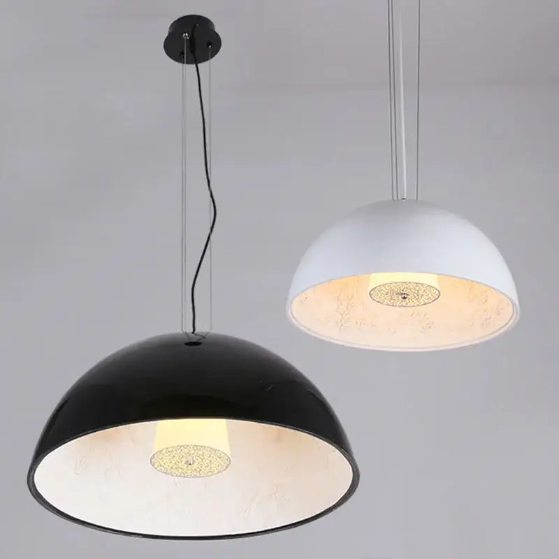 Modern floral relief led pendant light dining room dome chandelier