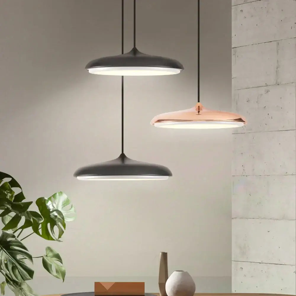 Minimalist pastel led pendant lights for kitchen and living room