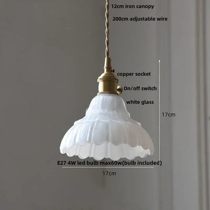 Modern leaf green glass and walnut led pendant light dining room