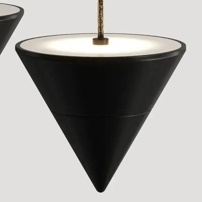 Modern matte black and white led pendant lights dining room fixture