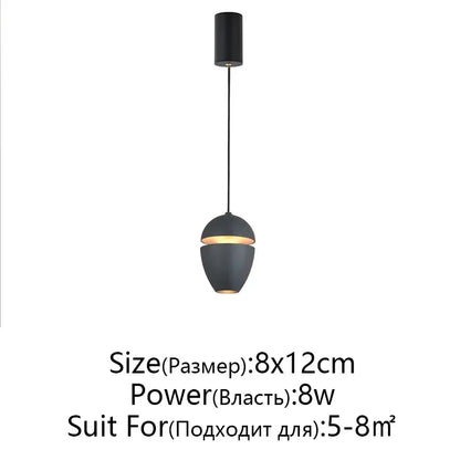 Minimalist white ceramic teardrop led pendant light for bedroom