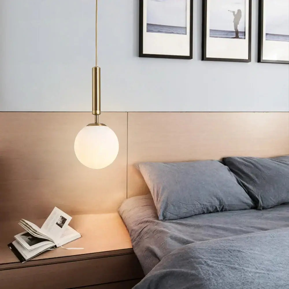 Modern textured glass led pendant lights brass & black dining room