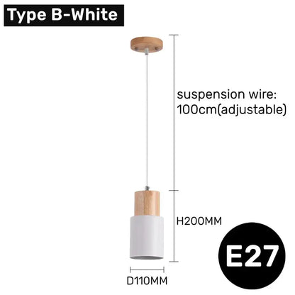 Modern fluted led pendant lights kitchen cylindrical hanging fixture