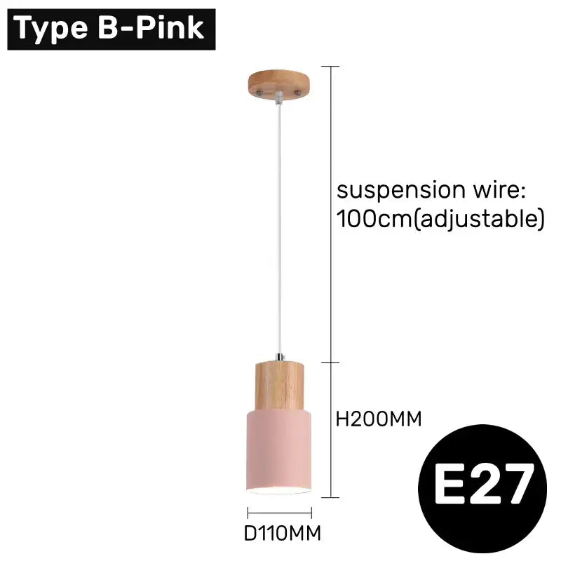 Modern fluted led pendant lights kitchen cylindrical hanging fixture