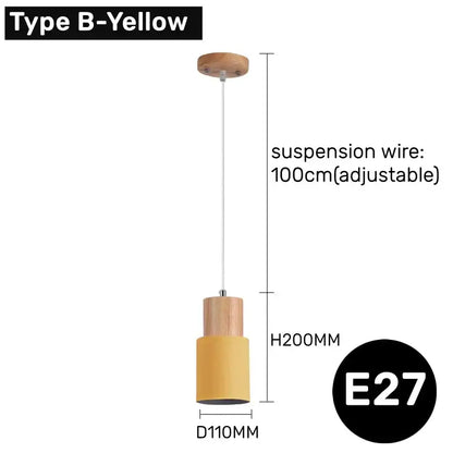 Modern fluted led pendant lights kitchen cylindrical hanging fixture