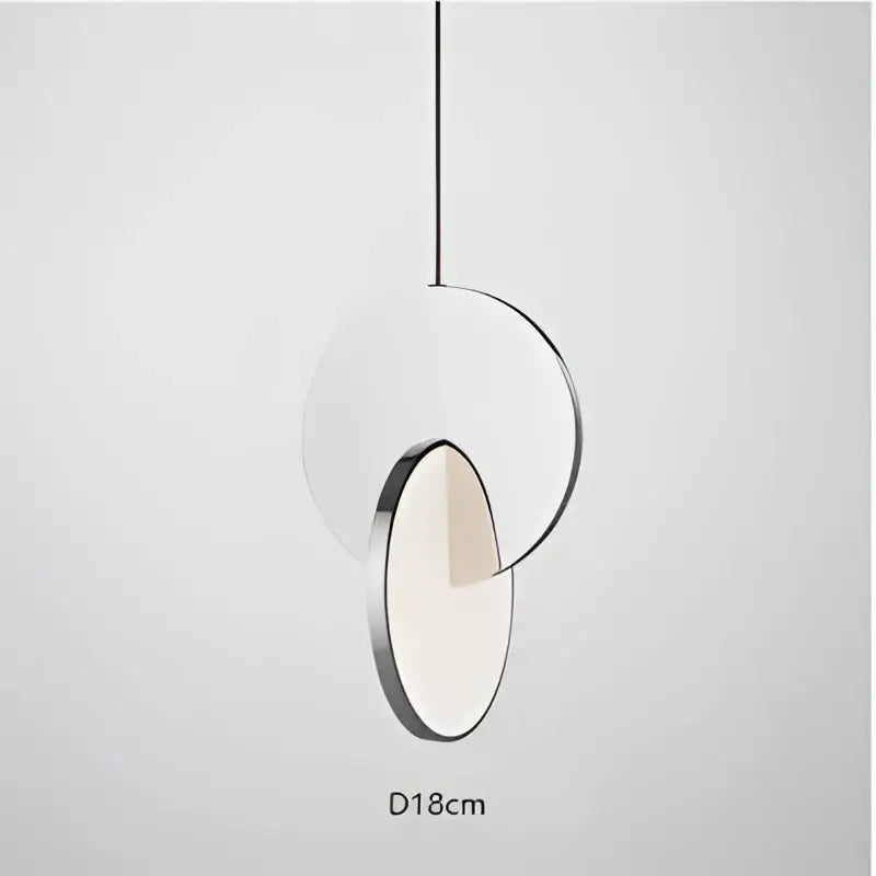 Modern gold led pendant ring light for dining room