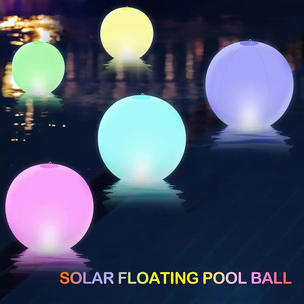 Remote control led pool ball light – outdoor floating pool decor