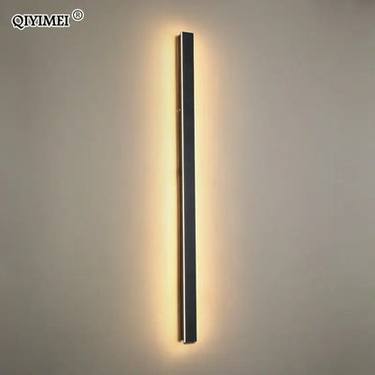 Modern led porch lights black & gold minimalist sconce living room