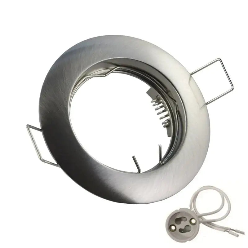 Modern chrome black & white led recessed downlights kitchen spotlight fixture
