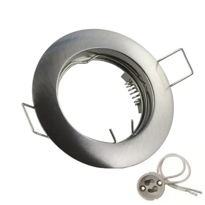 Modern chrome black & white led recessed downlights kitchen spotlight fixture