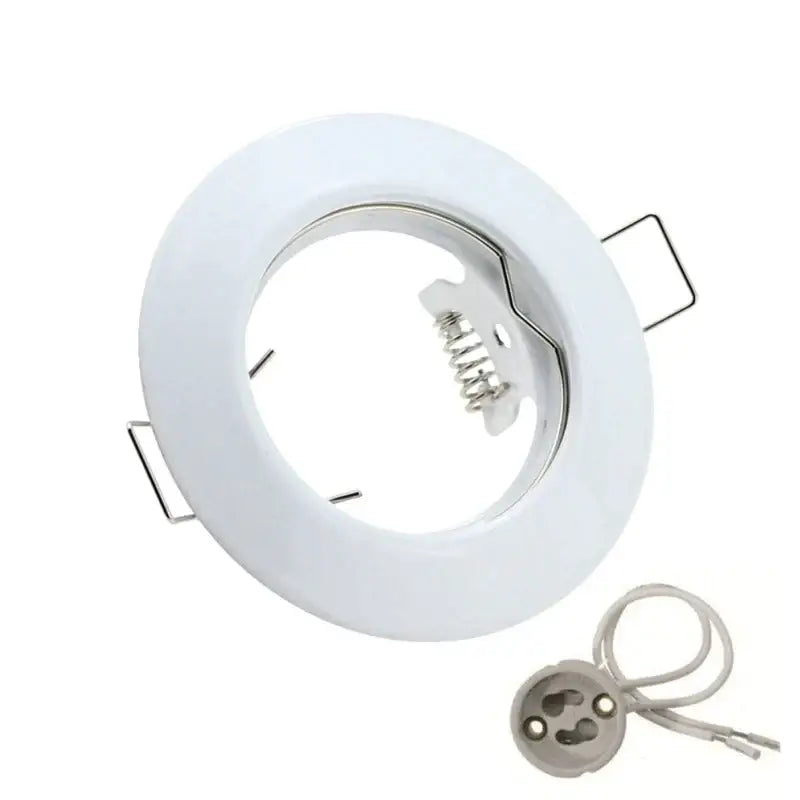 Modern chrome black & white led recessed downlights kitchen spotlight fixture