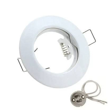 Modern chrome black & white led recessed downlights kitchen spotlight fixture