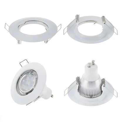 Modern chrome black & white led recessed downlights kitchen spotlight fixture