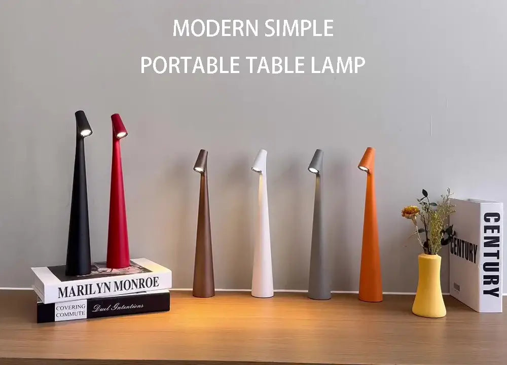 Modern led rechargeable desk lamp living room adjustable table lamp