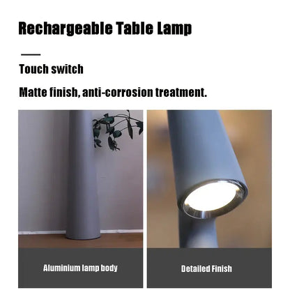 Modern led rechargeable desk lamp living room adjustable table lamp