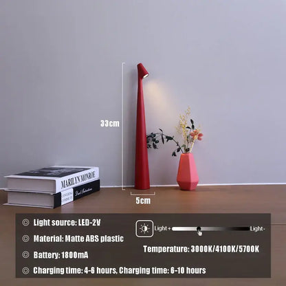 Modern led rechargeable desk lamp living room adjustable table lamp