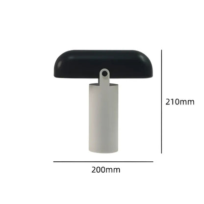 Modern burgundy led rechargeable table lamp for bedroom