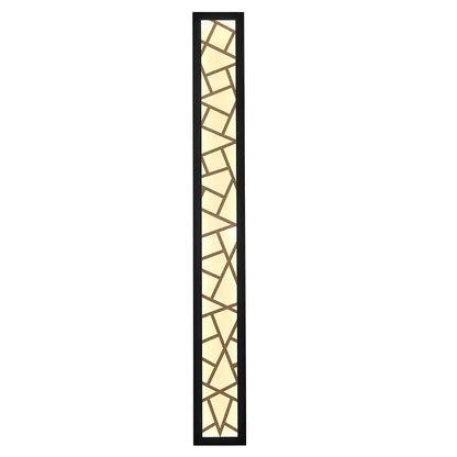 Modern black led rectangle wall lamp parlor room sconce