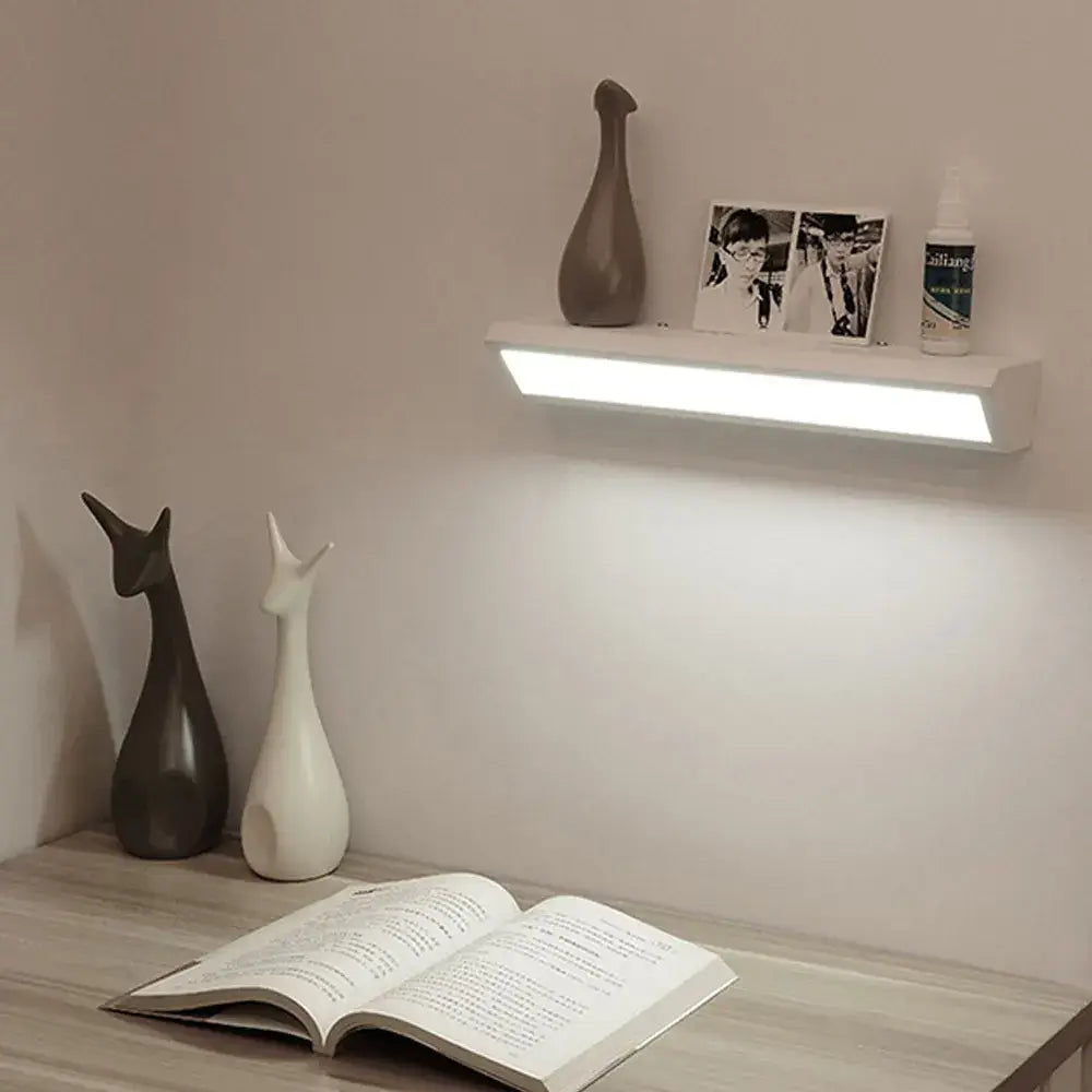 Modern white led rectangle wall light bedroom reading lamp