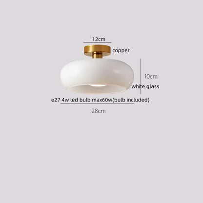 Vintage gold floral resin ceiling light fixture living room