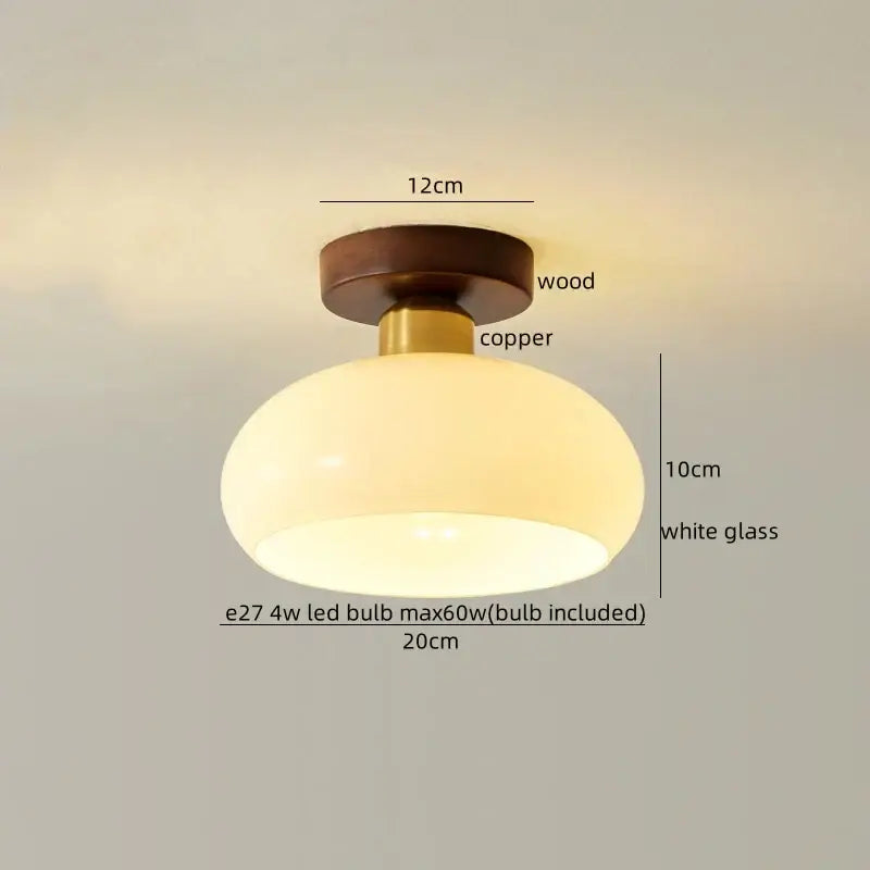 Vintage gold floral resin ceiling light fixture living room