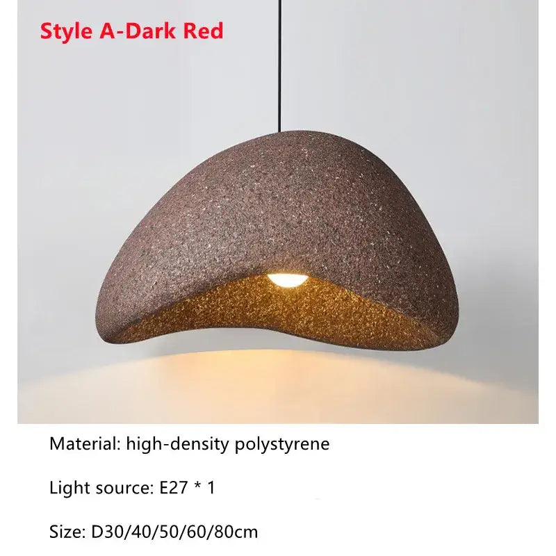 Modern speckled gray and yellow pendant light dining room led restaurant