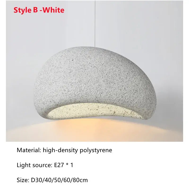 Modern speckled gray and yellow pendant light dining room led restaurant