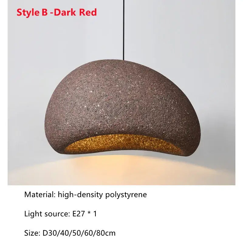 Modern speckled gray and yellow pendant light dining room led restaurant