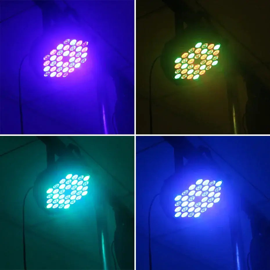 Black alien rgb dmx512 par light party room stage spotlight