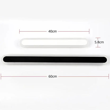 Modern rgb wall light sleek neon edge sconce for bedroom