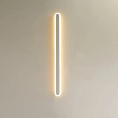 Modern rgb wall light sleek neon edge sconce for bedroom