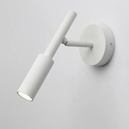 Modern black & white rotatable wall lamp bedroom spotlight