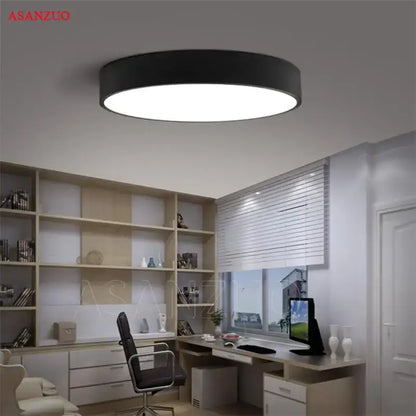 Modern pastel round ceiling light for kitchen and kids room