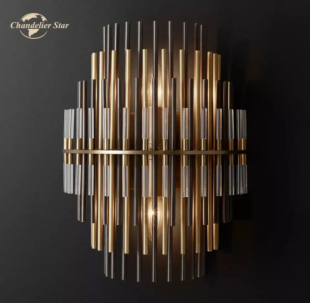 Modern chrome radial led sconce lamp for bedroom