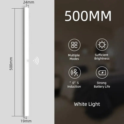 Modern white rectangular led sensor cabinet light kitchen magnetic