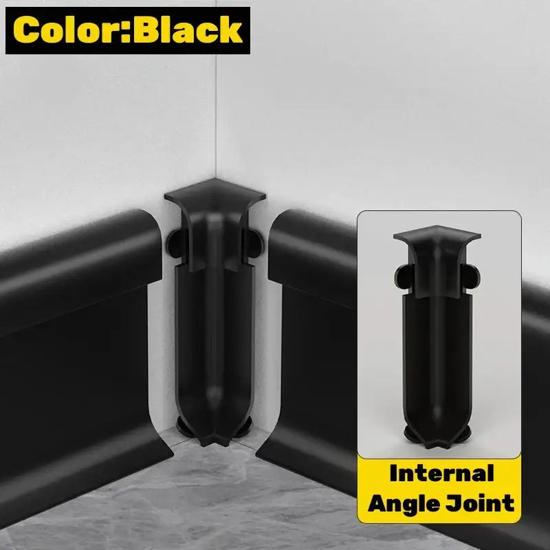Modern aluminum led skirting line – living room wall decor