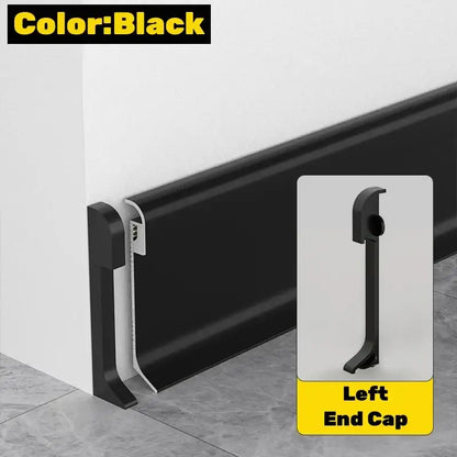 Modern aluminum led skirting line – living room wall decor