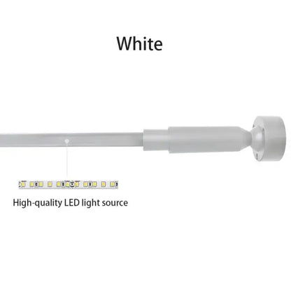 Minimalist off white linear wall light living room remote control