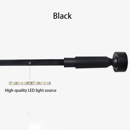 Minimalist off white linear wall light living room remote control