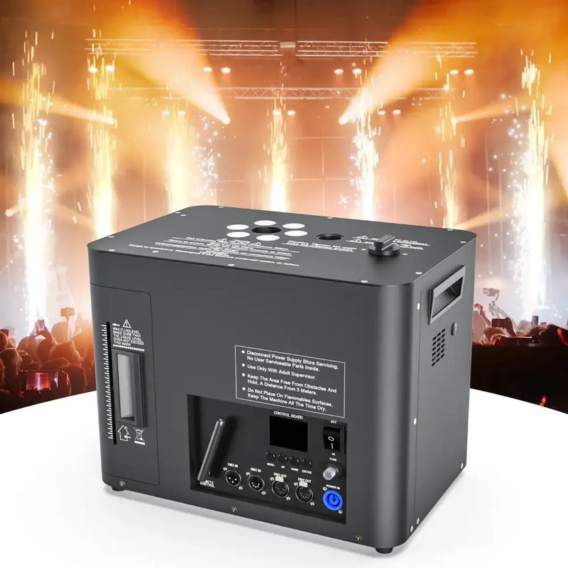 Modern black led smoke spray flower machine stage event equipment