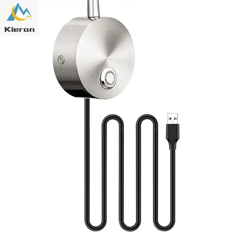 Silver flexible led snake wall lamp bedroom reading light
