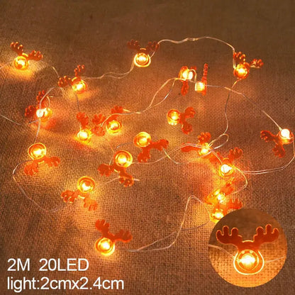 Warm white led snowflake christmas lights living room decor