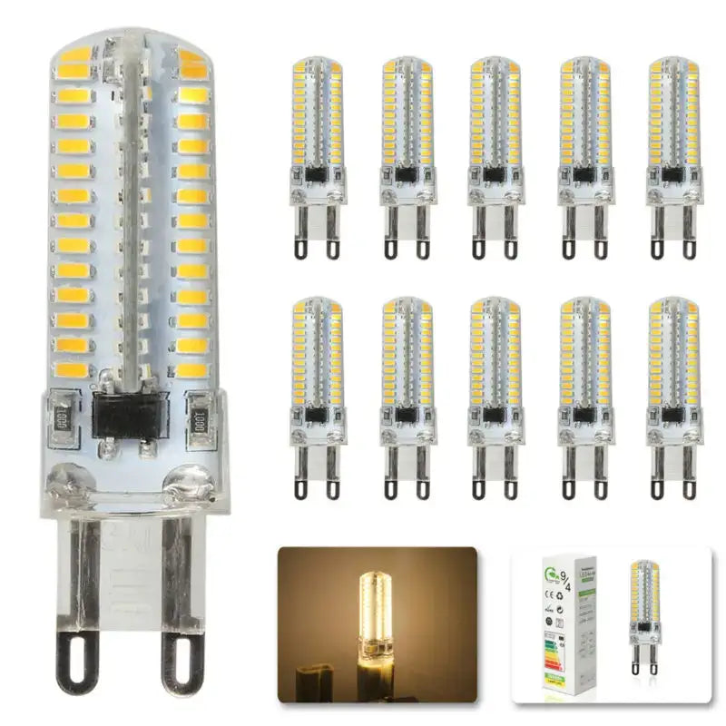 Clear glass g9 led spot light bulb for living room chandeliers
