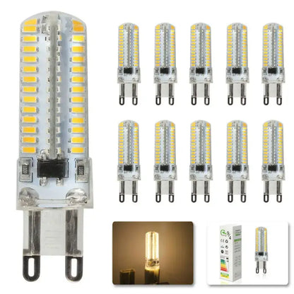 Clear glass g9 led spot light bulb for living room chandeliers