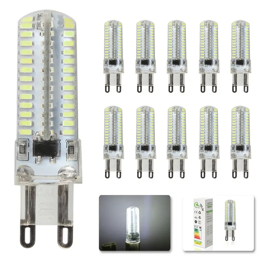 Clear glass g9 led spot light bulb for living room chandeliers