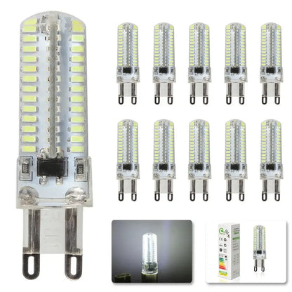 Clear glass g9 led spot light bulb for living room chandeliers