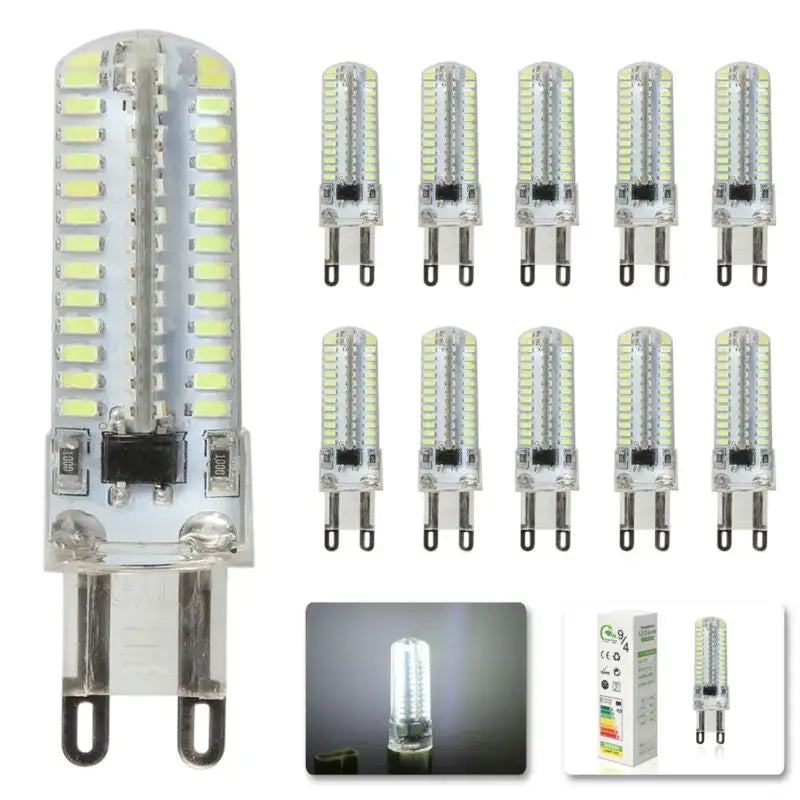 Clear glass g9 led spot light bulb for living room chandeliers