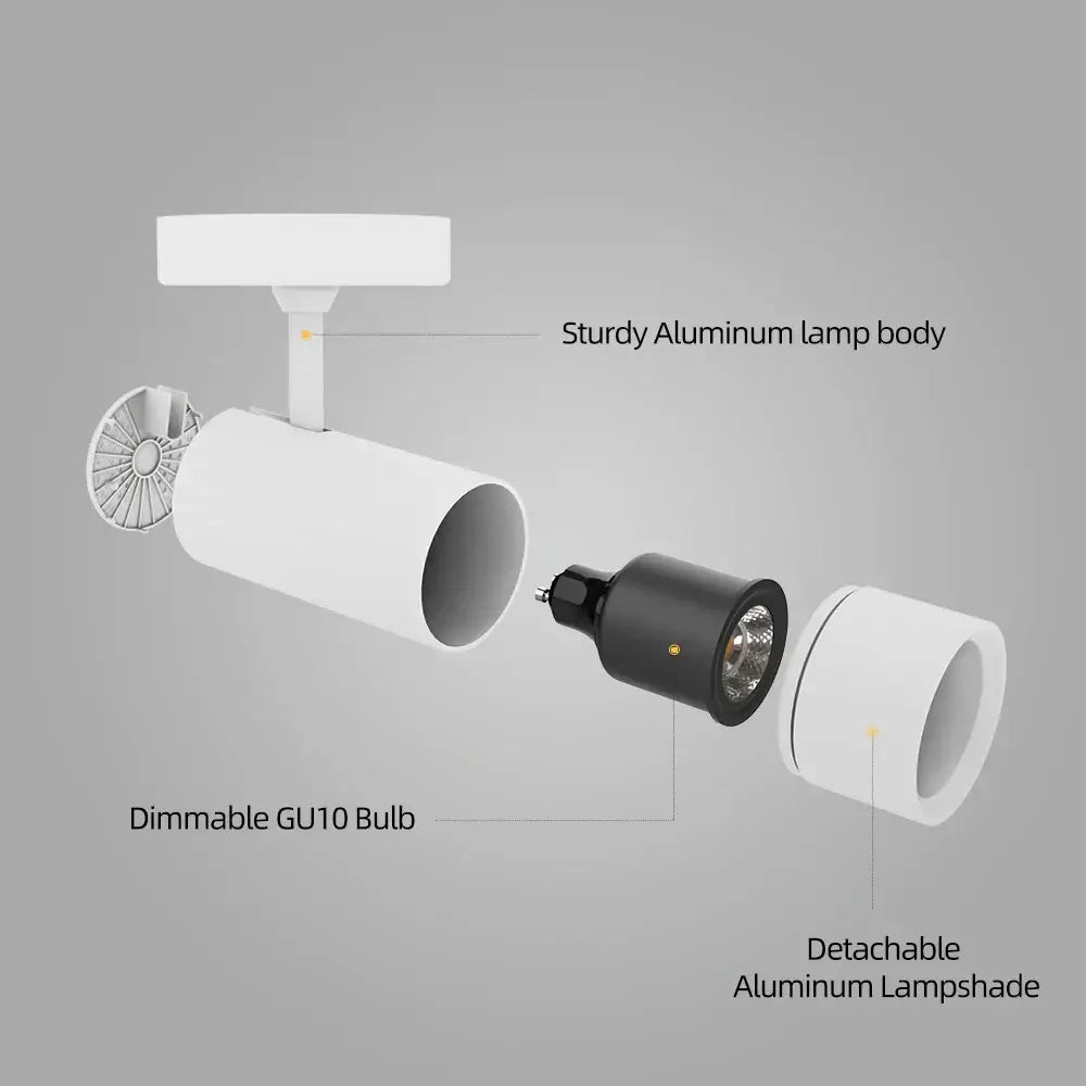 Modern white led spotlight bedroom reading light
