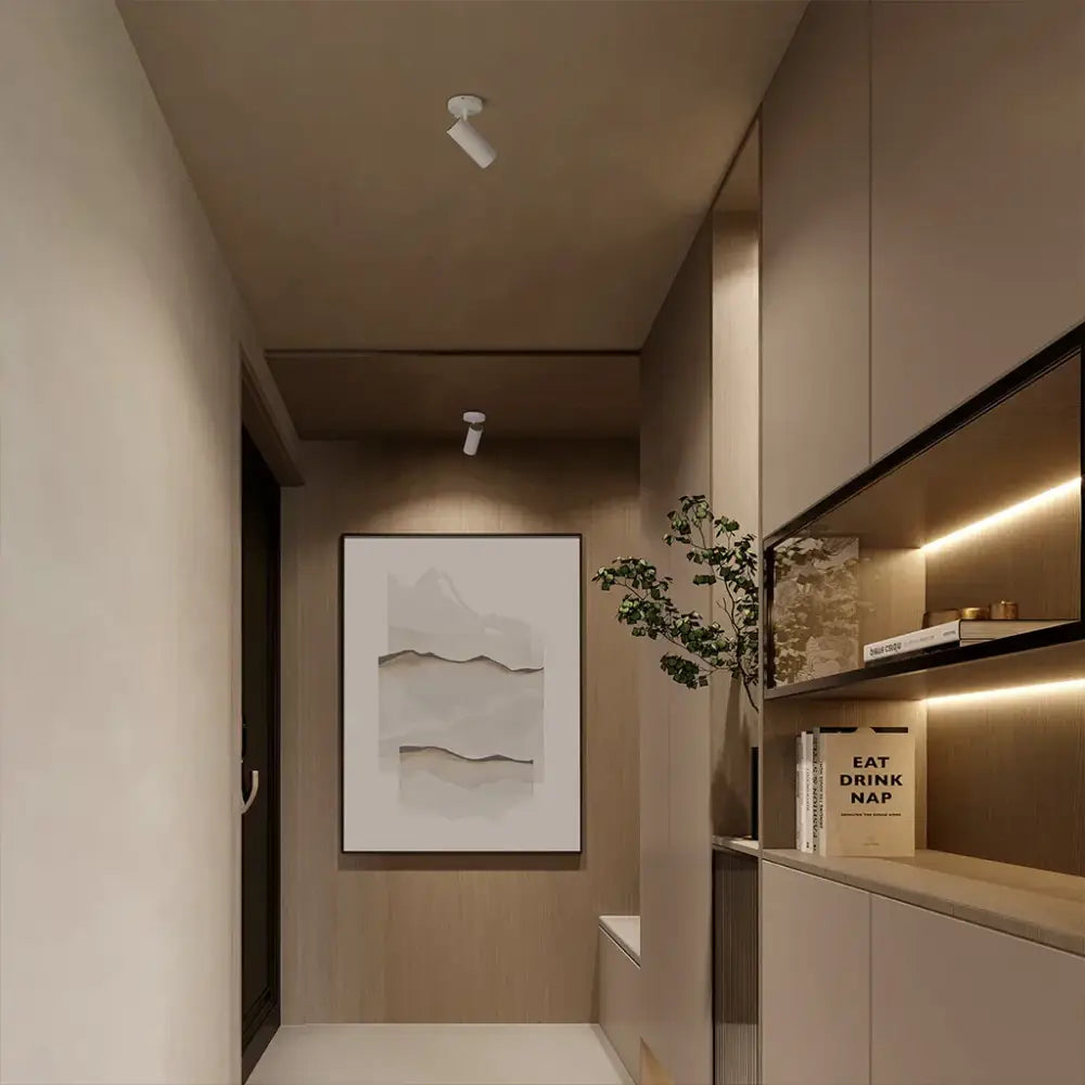 Modern white led spotlight bedroom reading light