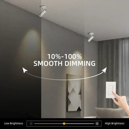 Modern white led spotlight bedroom reading light